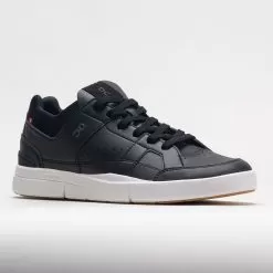 On Running On The Roger Clubhouse Men's Black/White/Gum -Sale On Shoes 117231 5