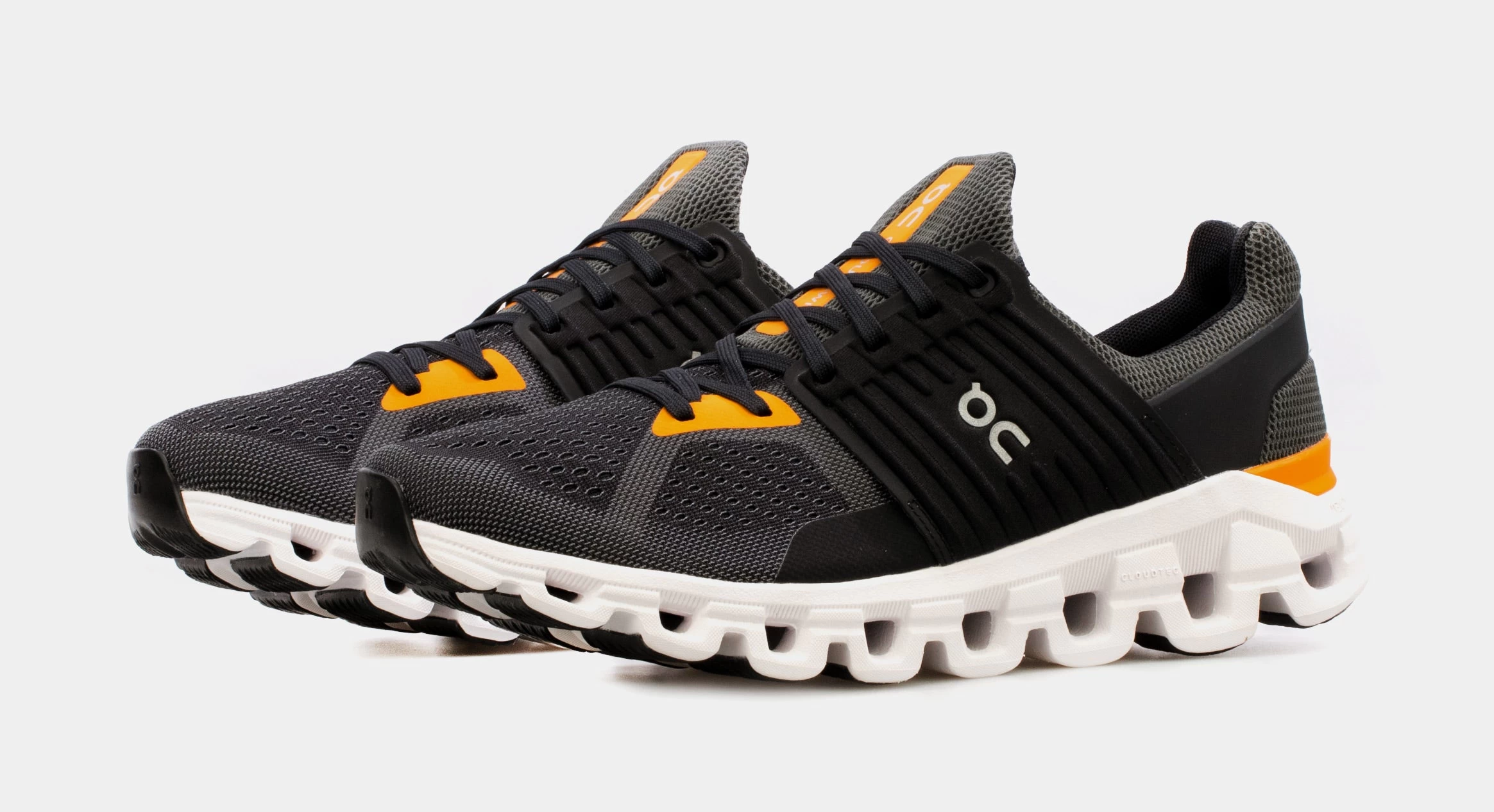 On Running Cloudswift Mens Running Shoes (Rock/Turmeric) 6 On Running Cloudswift Mens Running Shoes (Rock/Turmeric) - Image 4