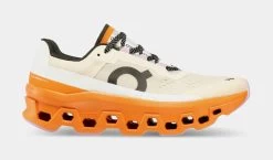 On Running Cloudmonster Womens Running Shoes (Fawn/Tumeric)