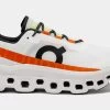On Running Cloudmonster Mens Running Shoes (Undyed White/Flame) -Sale On Shoes 682af52437735a46cba1e2a2f9754cff