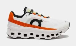 On Running Cloudmonster Mens Running Shoes (Undyed White/Flame)