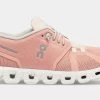 On Running Cloud 5 Womens Running Shoes (Rose/Shell) -Sale On Shoes 858c7c009be41128987c3621692b187a