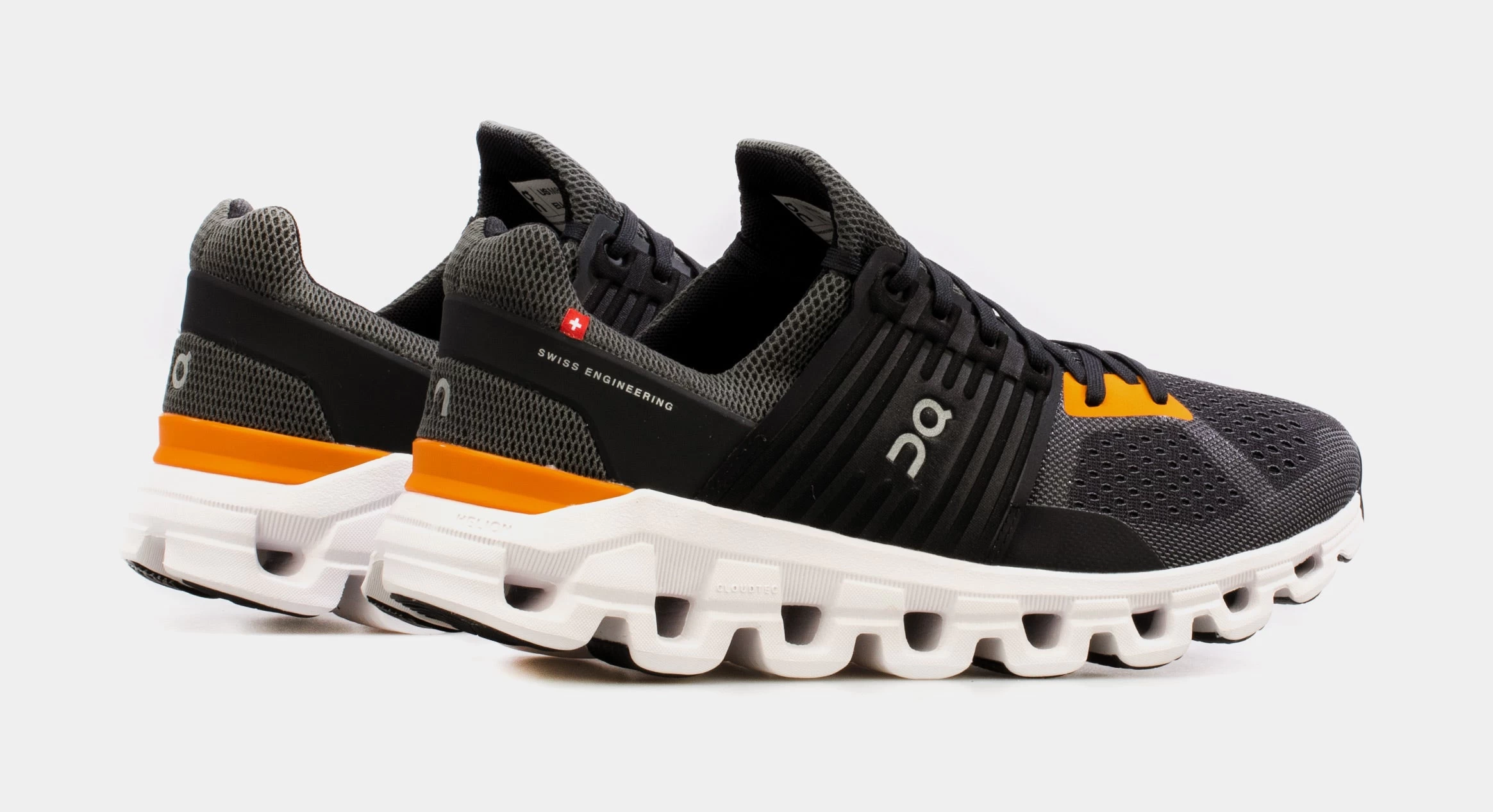 On Running Cloudswift Mens Running Shoes (Rock/Turmeric) 8 On Running Cloudswift Mens Running Shoes (Rock/Turmeric) - Image 6