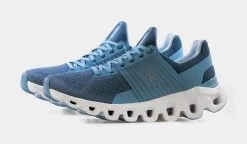 On Running Cloudswift 21 Womens Running Shoes (Blue/White) -Sale On Shoes a911bcd7f7aacbd639a9f847621a011f