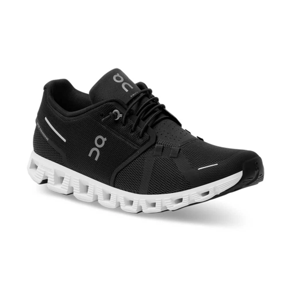 On Running Men's Cloud 5 Running Shoe - Black/White -Regular (D) 4 On Running Men's Cloud 5 Running Shoe - Black/White -Regular (D) - Image 2