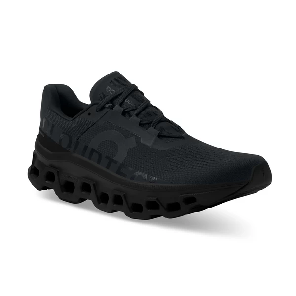 On Running Men's Cloudmonster Running Shoe - All Black - Regular (D) 4 On Running Men's Cloudmonster Running Shoe - All Black - Regular (D) - Image 2