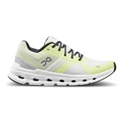On Running Women's Cloudrunner Running Shoe- White/Seedling- Regular (B)
