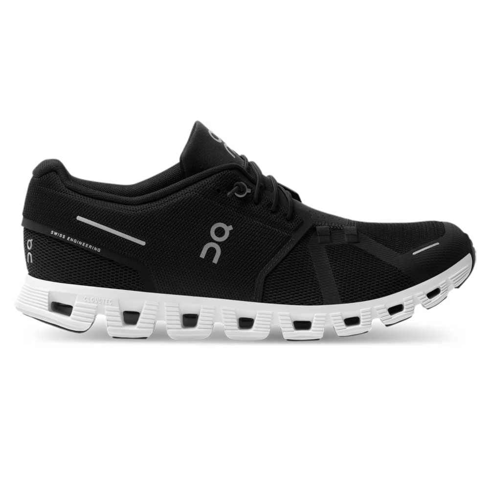 On Running Men's Cloud 5 Running Shoe - Black/White -Regular (D) 3 On Running Men's Cloud 5 Running Shoe - Black/White -Regular (D)
